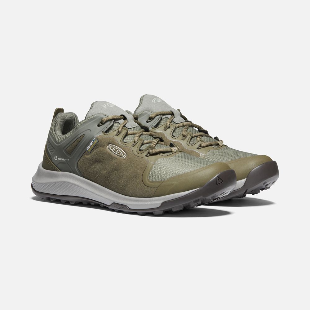 Keen Sneakers Dam Olivgröna - Explore Waterproof - 836925AYV